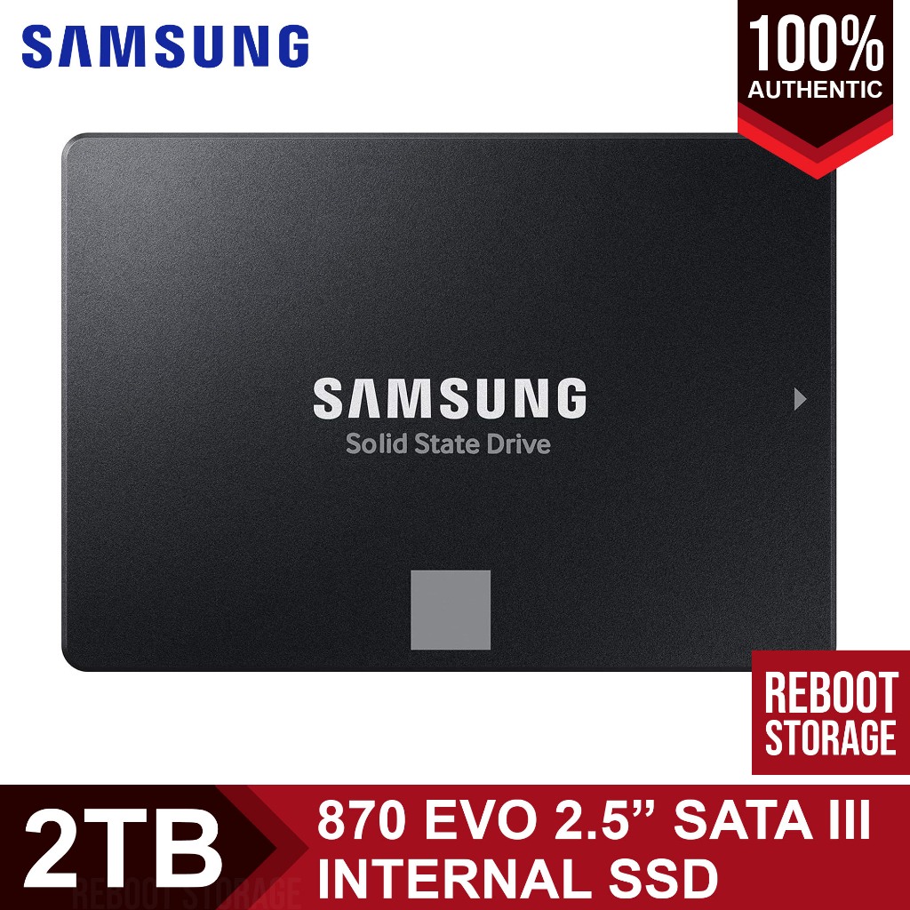 Samsung 870 EVO 2.5" SATA III 2TB MZ-77E2T0BW Internal SSD Solid State Drive | Shopee Philippines