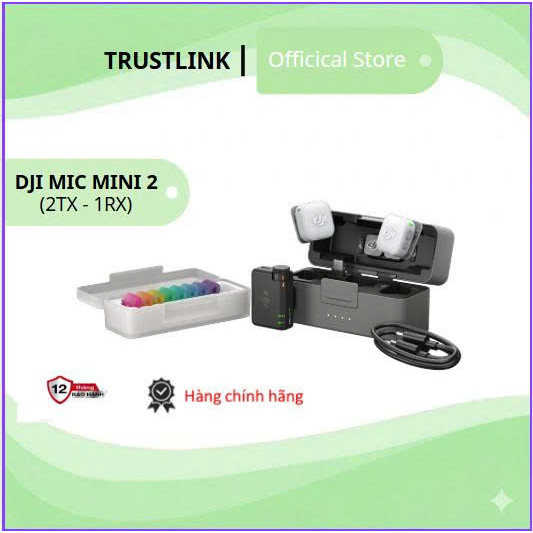 DJI MIC MINI 2 – Micro không dây nhỏ gọn, chuyên nghiệp, thu âm tốt | Shopee Việt Nam