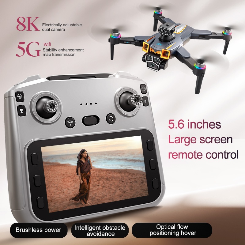 A19 Pro Drone Màn Hình 5.6 Inch, Động Cơ Không Chổi Than,Camera Kép Điều Chỉnh Điện 90°,Góc Rộng 120°, Chống Va Chống | Shopee Việt Nam