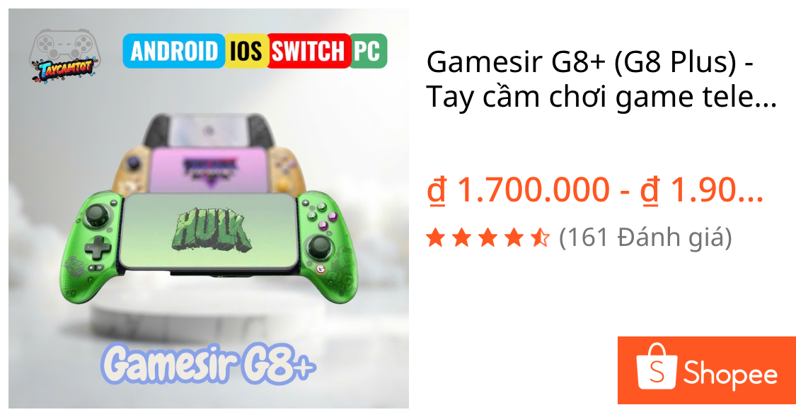 Gamesir G8+ (G8 Plus) - Tay cầm chơi game telescopic cao cấp đa nền tảng | Shopee Việt Nam