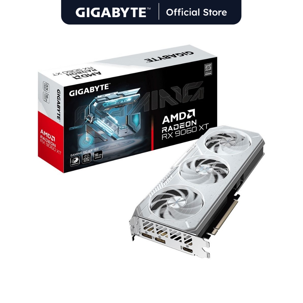 Gigabyte Radeon RX 9060 XT GAMING OC ICE 16GB GDDR6 Graphics Card | Shopee Philippines