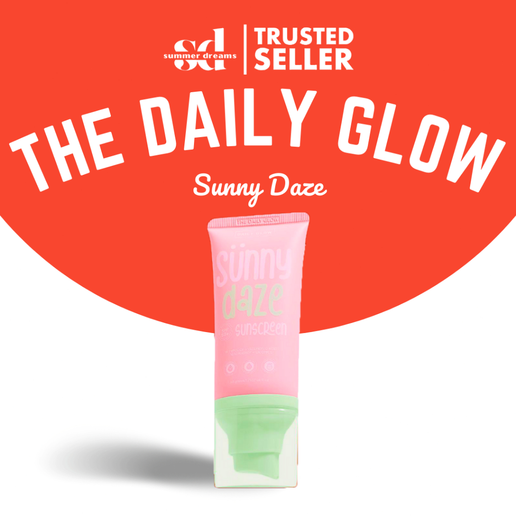 THE DAILY GLOW Sunny Daze Sunscreen SPF50+ 50g – Broad-Spectrum, Anti-Aging, Hydrating Sunblock | Shopee Philippines