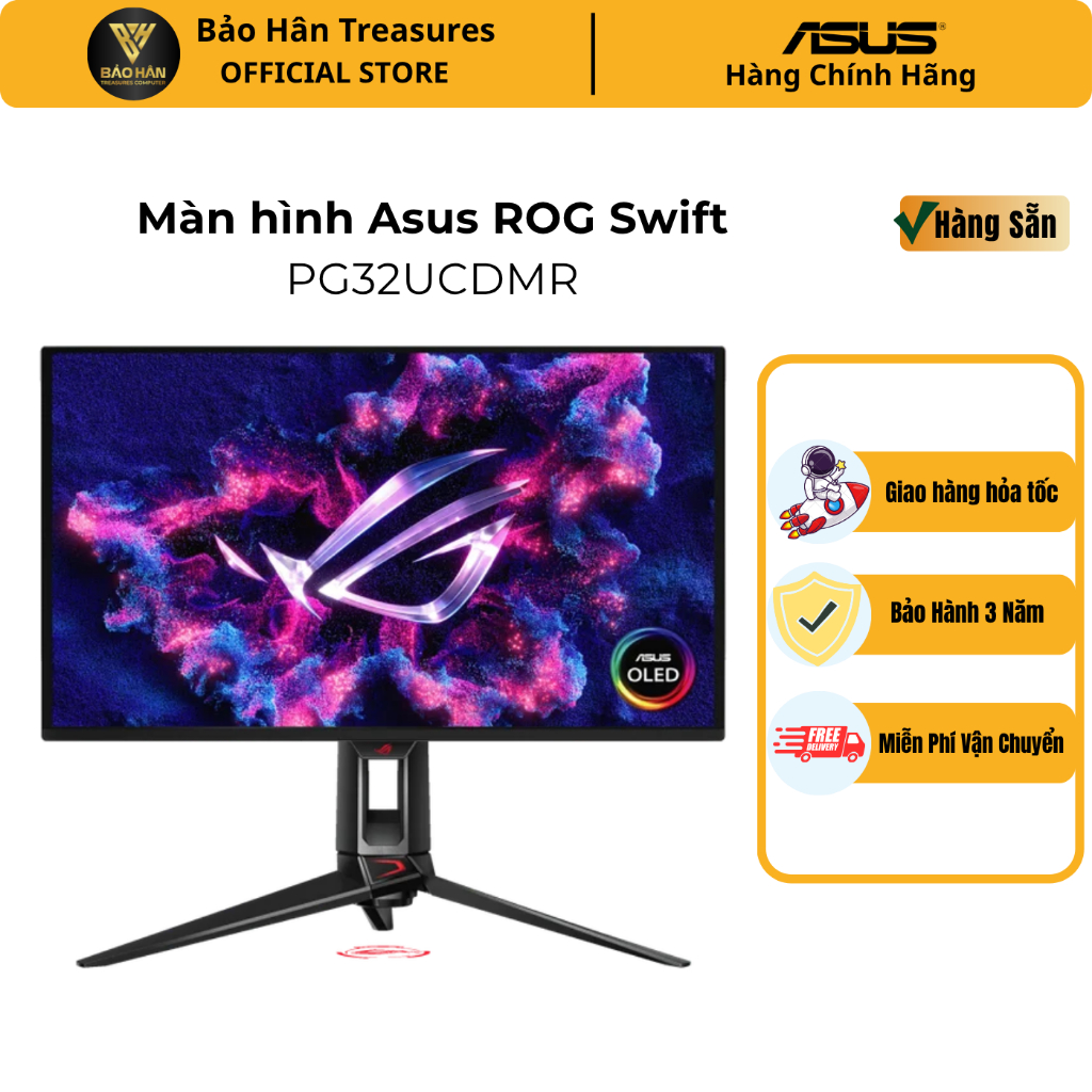Màn hình ASUS ROG Swift OLED PG32UCDMR ( 31.5-inch/ UHD/ QD-OLED/ 240Hz) - Hàng Chính Hãng | Shopee Việt Nam