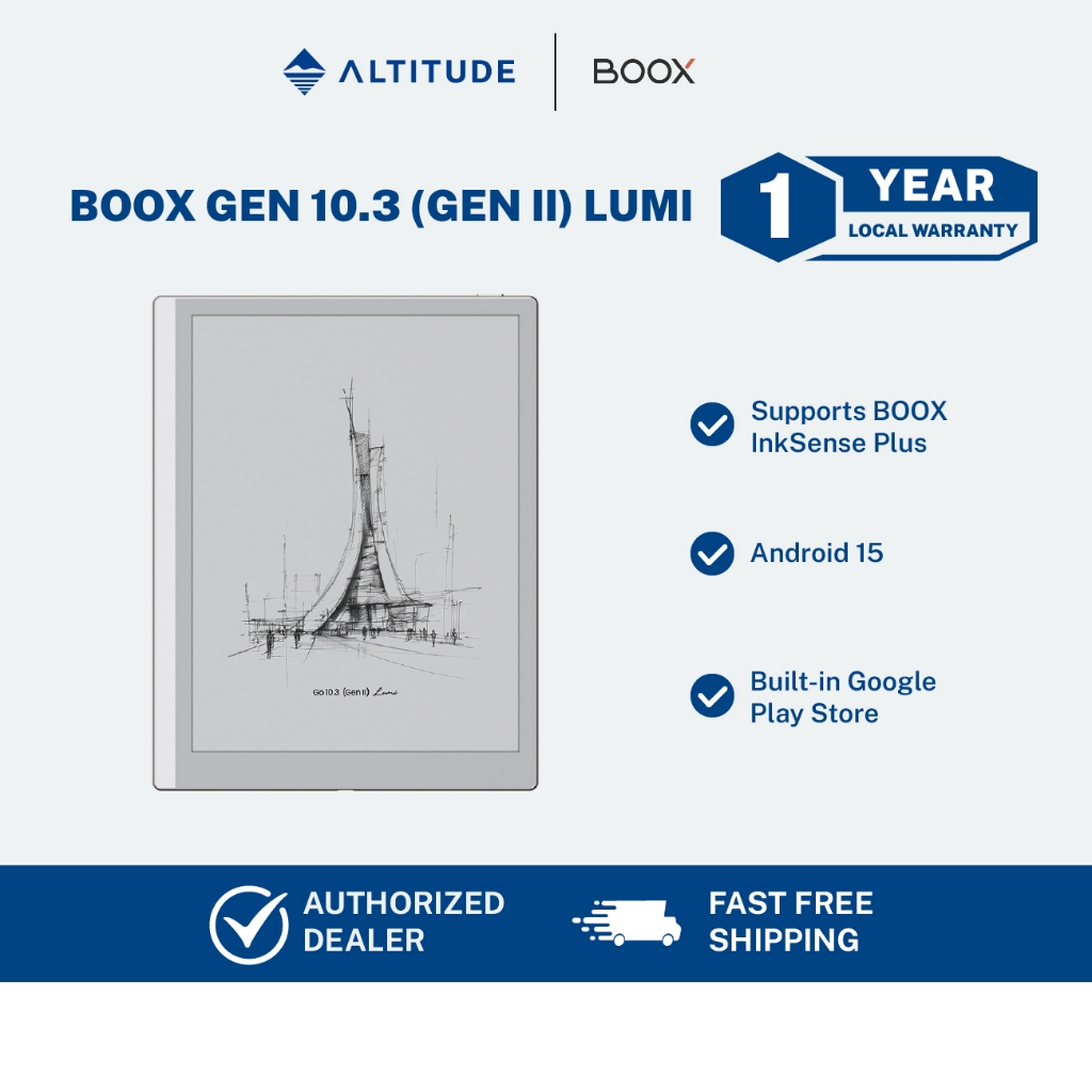 BOOX Go 10.3 (Gen II) Lumi E-Ink Device Tablet | Shopee Philippines