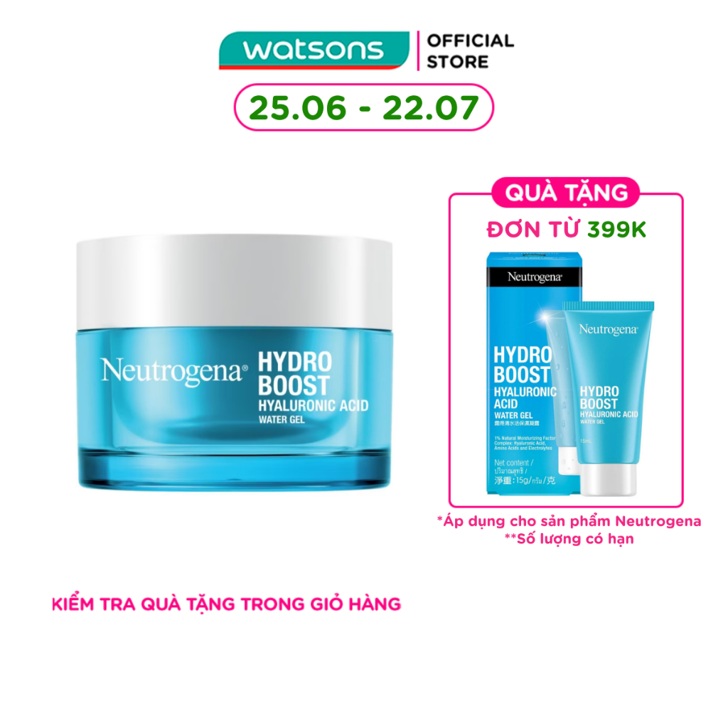 Kem Dưỡng Ẩm Neutrogena Hydro Boost Water Dạng Gel Cấp Ẩm 50g | Shopee Việt Nam