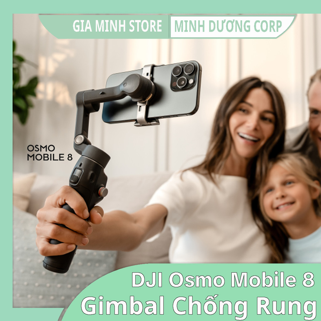 DJI Osmo Mobile 8 – Gimbal chống rung 3 trục, ActiveTrack 7.0, Xoay 360° – Tích hợp Đèn – NFC | Shopee Việt Nam