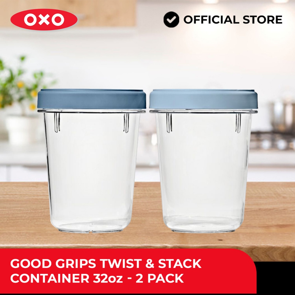 OXO Houseware Good Grips Twist & Stack Container 2pieces – 32oz | Shopee Philippines