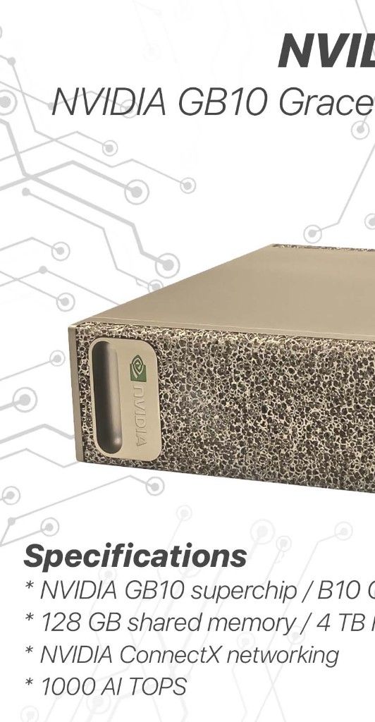 (PREORDERS ONLY) NVIDIA DGX Spark - Personal Desktop AI Supercomputer | Shopee Malaysia