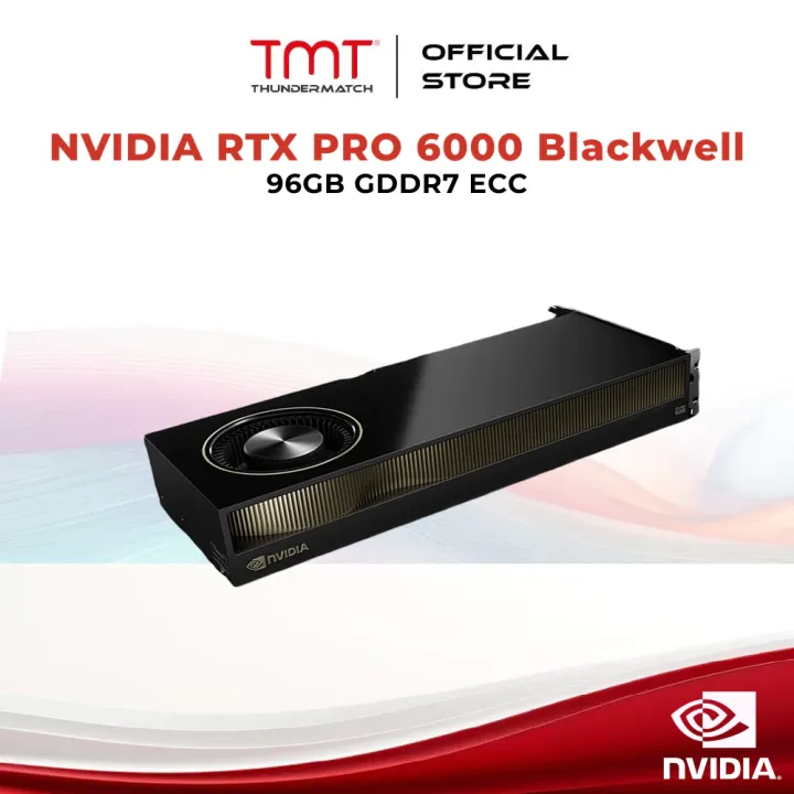 TMT NVIDIA RTX PRO 6000 Blackwell Max-Q Workstation (Black Box) 96GB GDDR7 ECC Graphics Card | Lazada Malaysia
