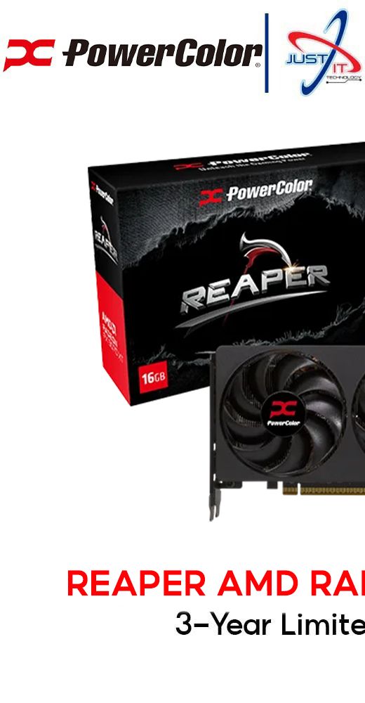 POWERCOLOR AMD Radeon RX 9070 XT REAPER 16GB GDDR6 GRAPHICS CARD ( POWER-RX9070XT 16G-A ) | Shopee Malaysia