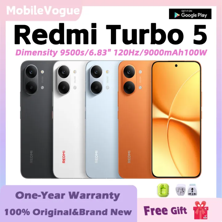 Xiaomi Redmi Turbo 5 Max/Redmi Turbo 5 Dimensity 9500s/Dimensity 8500 Ultra 6.83 inches 120Hz Screen 9000mAh 100W Fast Chraing Redmi Smartphone | Lazada Malaysia