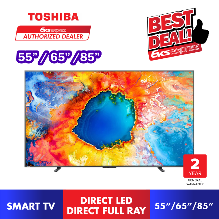 Toshiba 55''/65''/85''4K UHD M450NP VIDAA QLED Smart TV 55M450NP/ 65M450NP/ 85M450NP Television | Lazada Malaysia