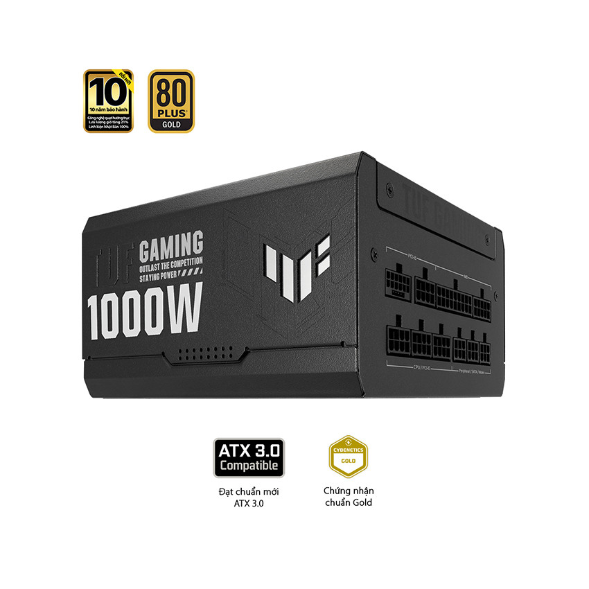 Nguồn máy tính ASUS TUF GAMING 1000G - 1000W - 80 Plus Gold - Bảo hành 10 năm | Shopee Việt Nam