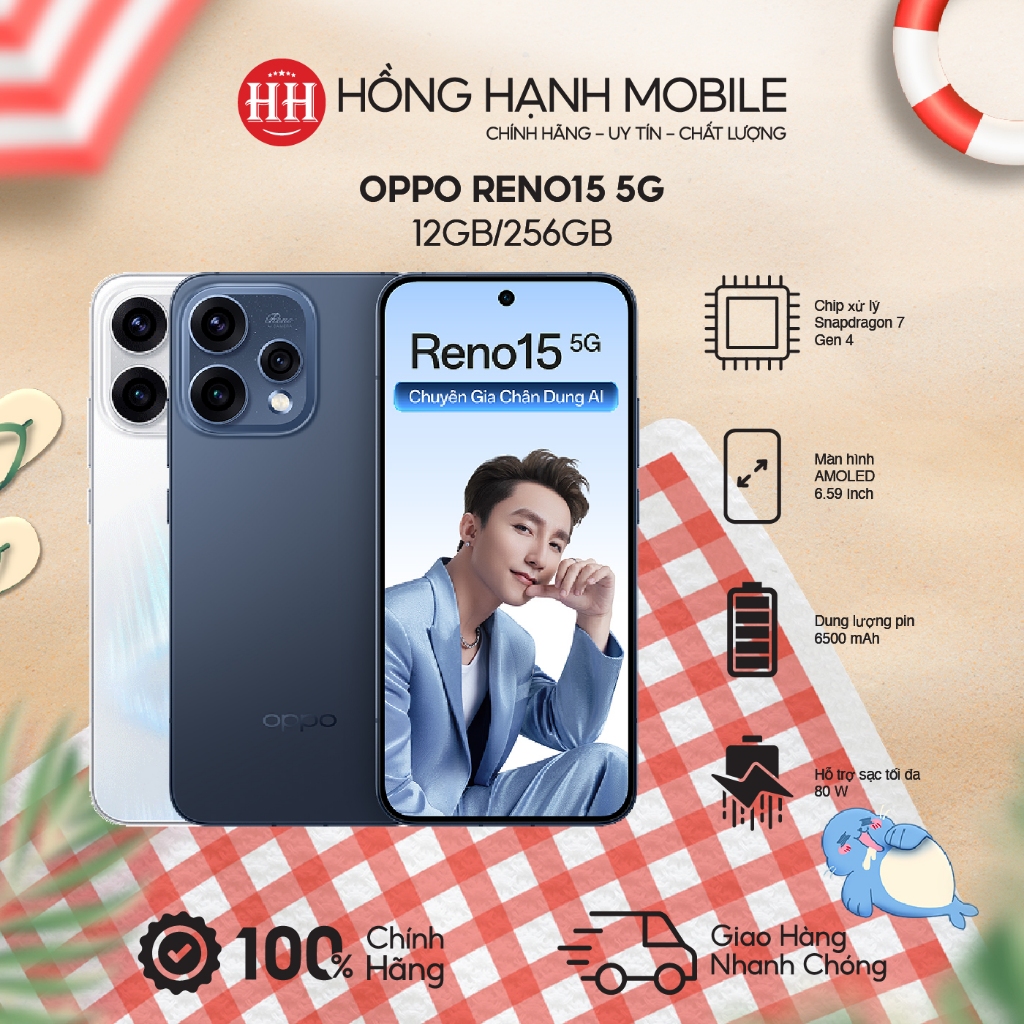 Điện Thoại Oppo Reno15 5G 12GB/256GB - Hàng Chính Hãng | Shopee Việt Nam