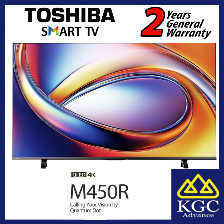 Toshiba 50"/55"/65"/75"/85" M450RP QLED Smart TV 50M450RP / 55M450RP / 65M450RP / 75M450RP / 85M450RP | Lazada Malaysia
