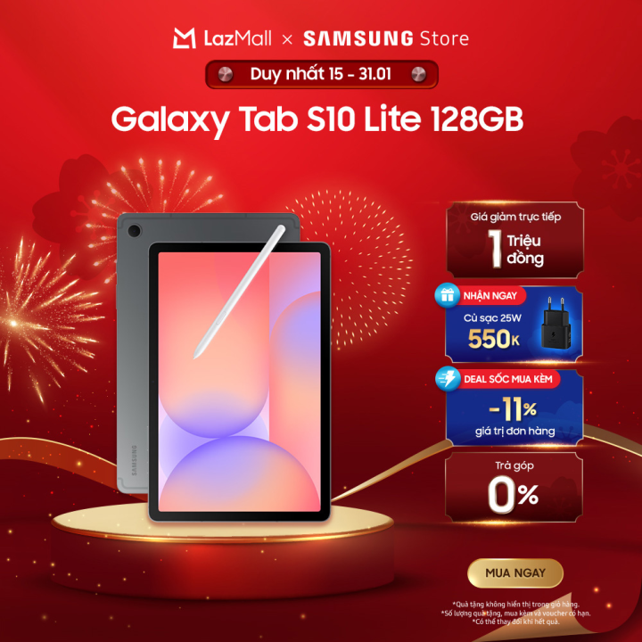 Máy tính bảng Samsung Galaxy Tab S10 Lite Wifi 6GB/128GB | Lazada Việt Nam