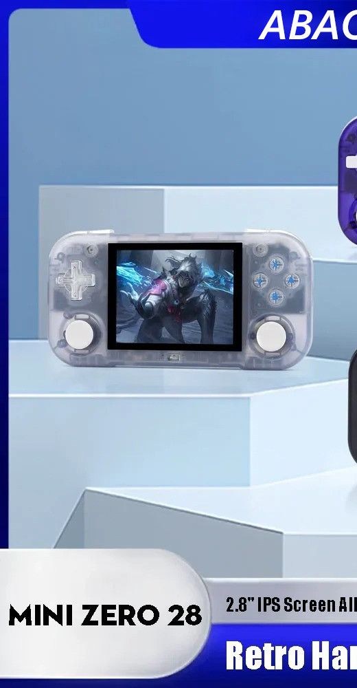 Magicx Mini Zero 28 Handheld Video Game Console 2.8'' IPS Screen Android OS 2.4G WIFI With 9K Games | Shopee Malaysia