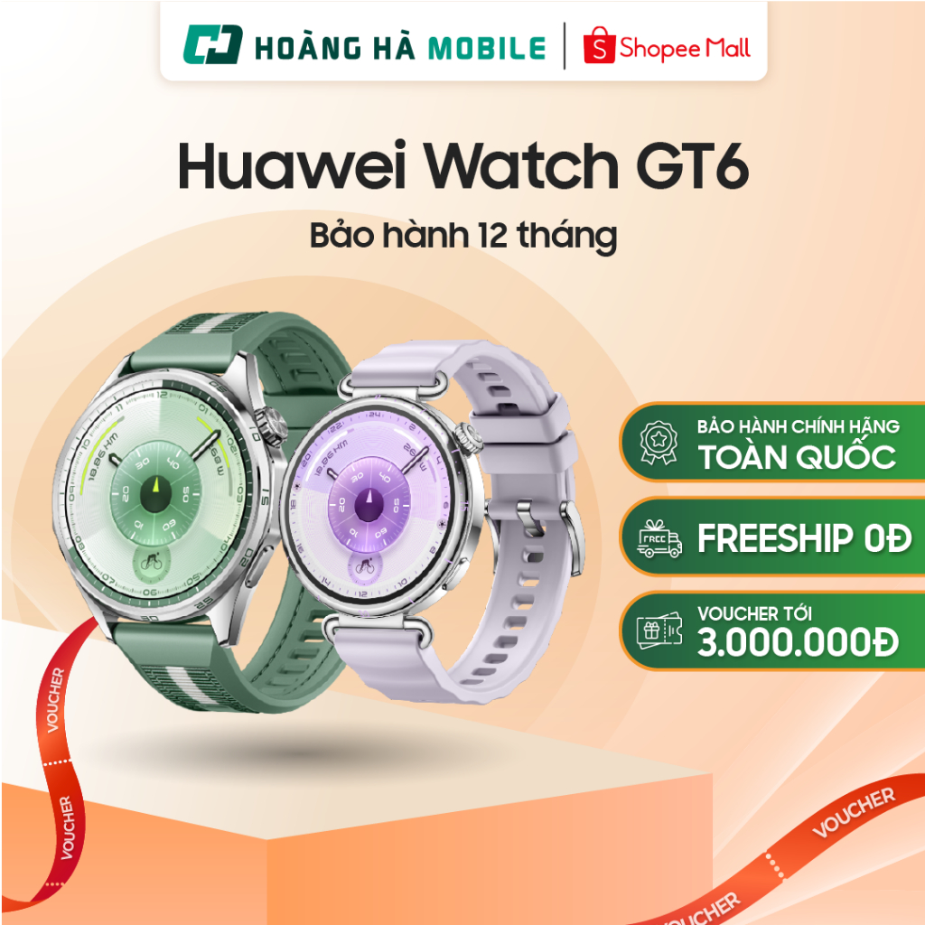 Đồng hồ thông minh Huawei Watch GT6 46mm/41mm Hỗ trợ NFC - Chính hãng | Shopee Việt Nam