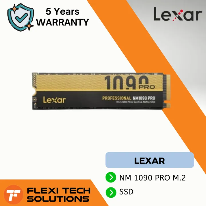 Lexar NM1090PRO 2TB/4TB M.2 2280 PCIe Gen 5x4 NVMe SSD | Lazada Malaysia