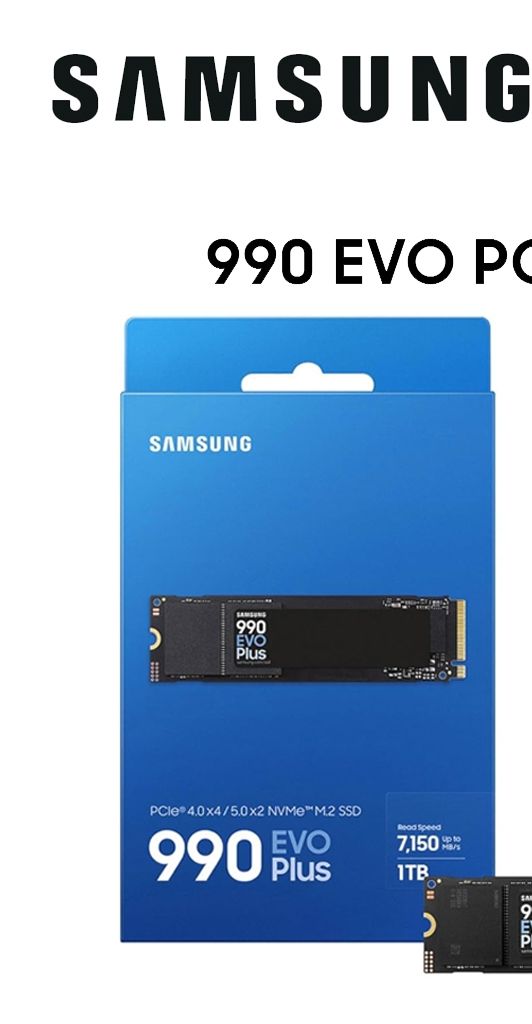 Samsung 990 Evo Plus PCIe 4.0 NVMe 2.0 M.2 SSD - 1TB/2TB/4TB | Shopee Malaysia