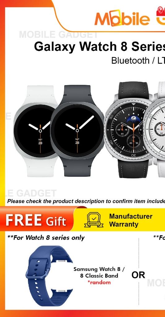 Samsung Galaxy Watch Ultra 2025 / Watch 8 Classic / Watch 8 | Original Malaysia New Set | Shopee Malaysia
