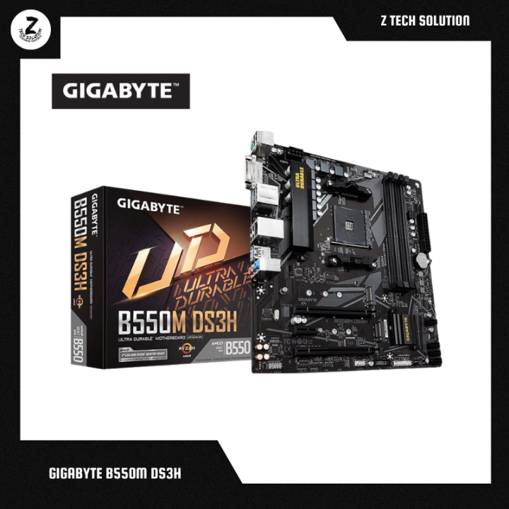 Gigabyte B550M DS3H ( AM4 ) MATX Motherboard | Lazada Malaysia