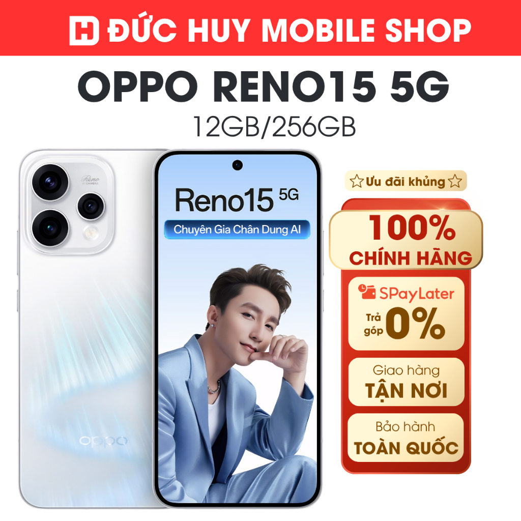 Điện Thoại OPPO Reno15 5G 12GB/256GB Chính Hãng | Shopee Việt Nam