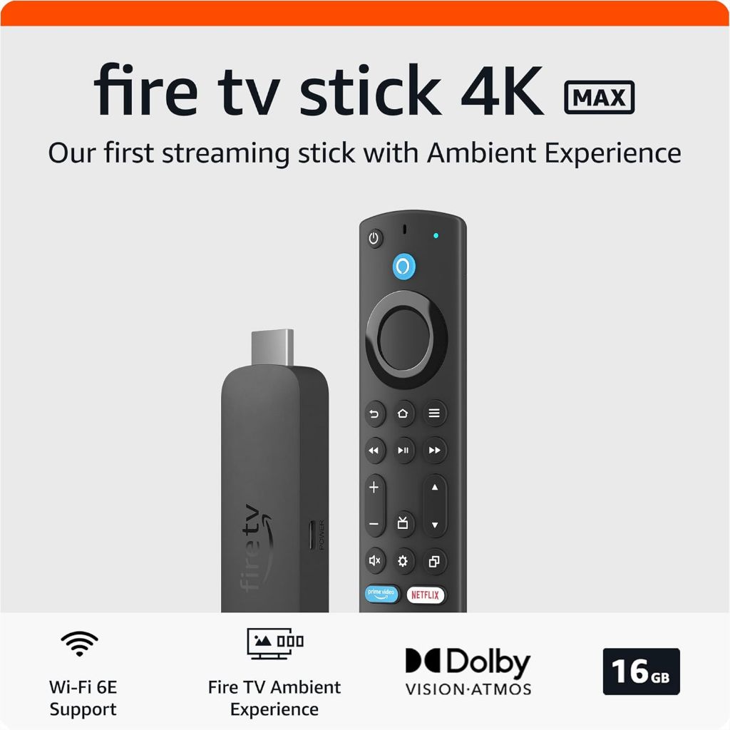 Thiết bị phát trực tuyến Amazon Fire TV Stick HD/4K/4K Max streaming device, supports Wi-Fi 6E (bản mới nhất) | Shopee Việt Nam
