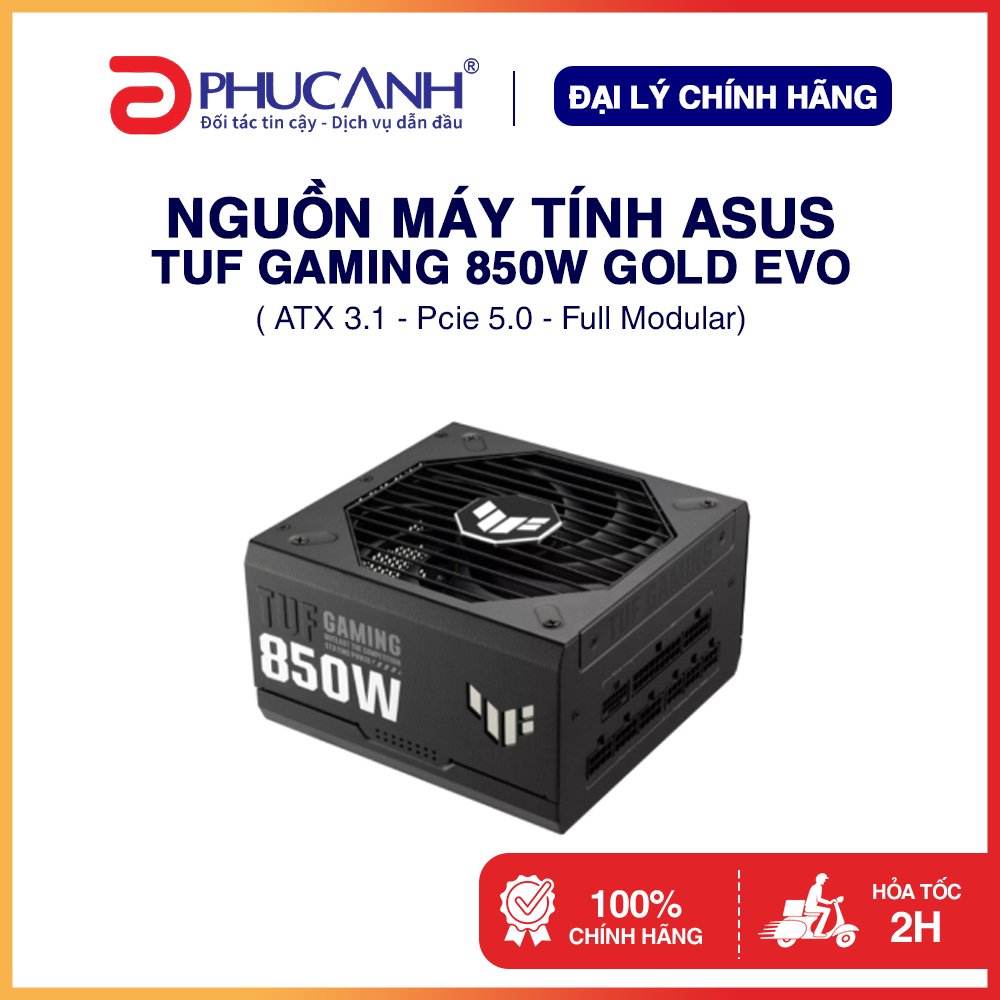 Nguồn máy tính Asus TUF Gaming 850W Gold EVO ( ATX 3.1 - Pcie 5.0 - Full Modular) BH 96 tháng | Shopee Việt Nam