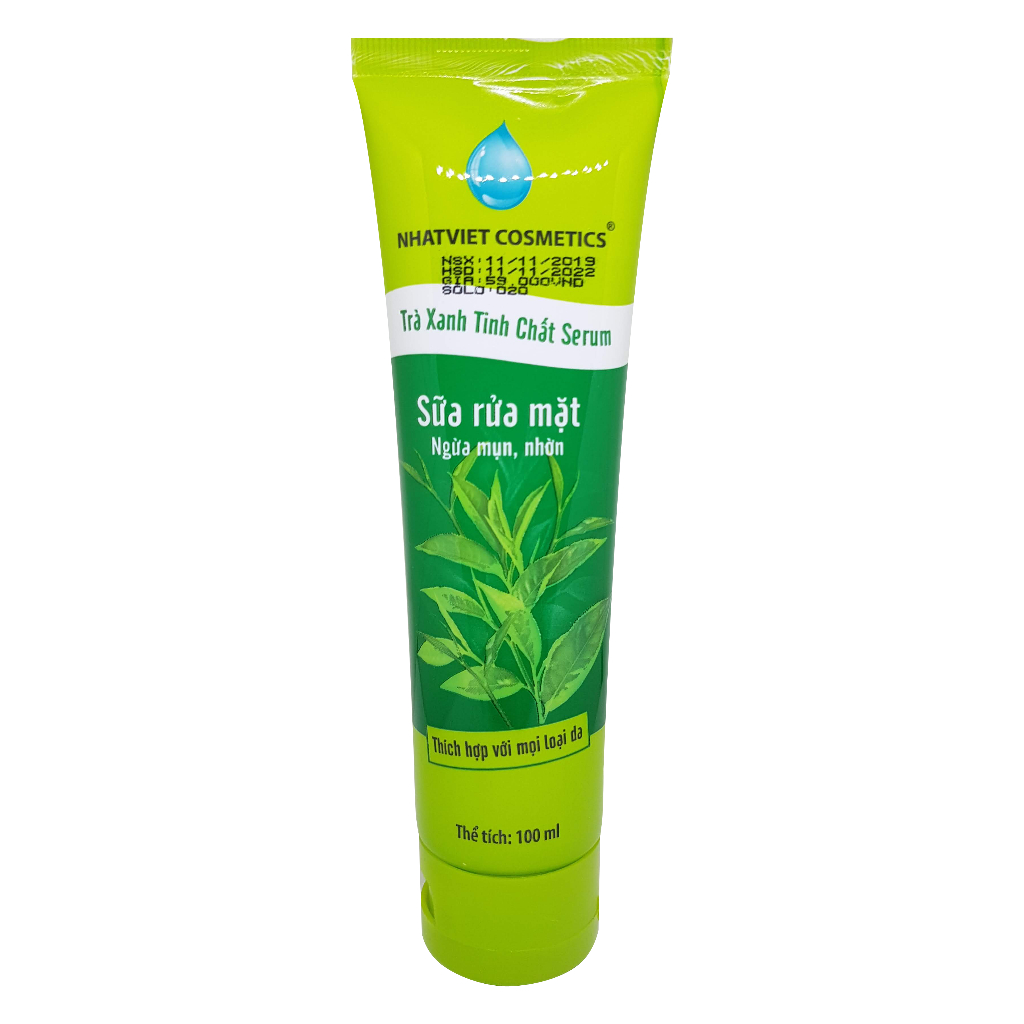 SỮA RỬA MẶT NGỪA MỤN, GIẢM NHỜN TRÀ XANH TINH CHẤT SERUM NHẬT VIỆT COSMETICS 100ML | Shopee Việt Nam