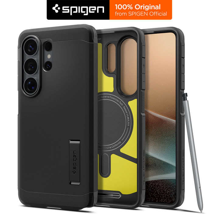 SPIGEN Case for Galaxy S26 Series [Tough Armor MagFit] Military-Grade Shock Absorption Case for a Stronger MagSafe Hold / Galaxy S26 Series Case / Galaxy S26 Series Casing / Galaxy S26 Ultra Case / Galaxy S26 Plus Case / Galaxy S26 Case