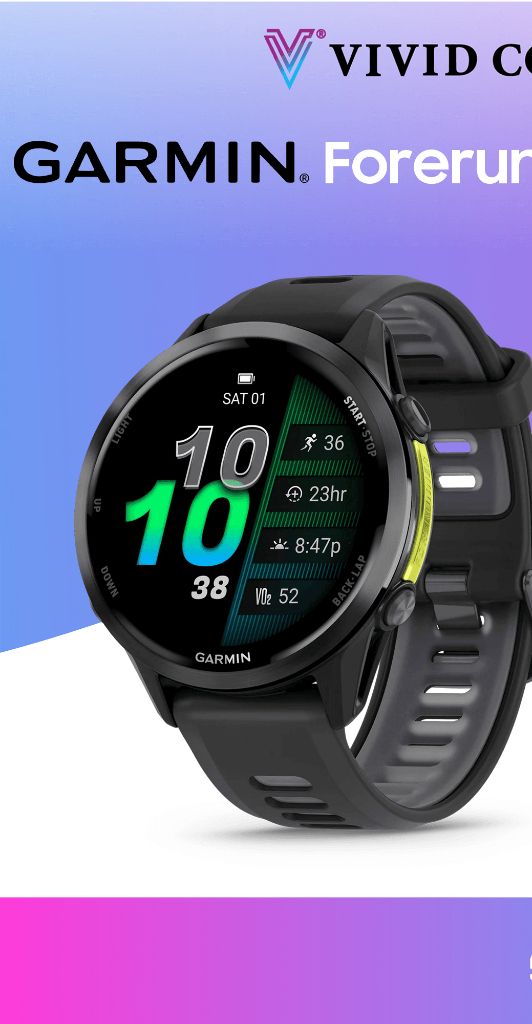 [Model Baru] Set Malaysia Garmin Forerunner 970 (47mm) Smartwatch