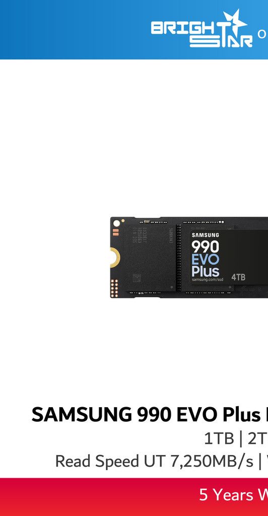 SAMSUNG 990 EVO Plus PCIe 4.0 M.2 NVMe SSD - 1TB/2TB/4TB | Shopee Malaysia