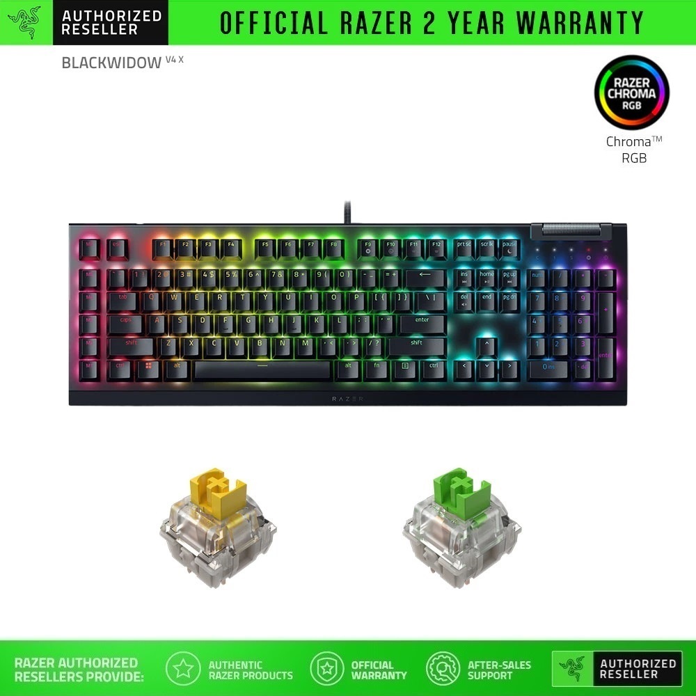 Bàn phím máy tính Razer BlackWidow V4 X - Mechanical Gaming Keyboard_Mới, hàng chính hãng | Shopee Việt Nam