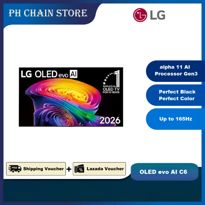 (TNG REBATE) LG 48" - 77" OLED evo AI C6 (2026) | OLED48C6PSA OLED55C6PSA OLED65C6PSA OLED77C6PSA | Lazada Malaysia