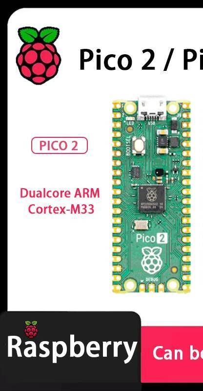 Original Raspberry Pi Pico 2/2 W Pico 2-Solder Pico 2 W-Solder Pin Basic kit Header RP2350A Wireless LAN Bluetootn 5.2 | Shopee Malaysia