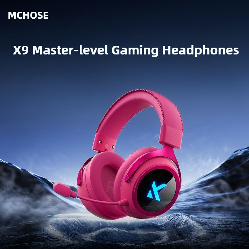MCHOSE X9 Wireless Gaming Headset Bluetooth 2.4G 7.1 FPS Sound Effects 2000mAh with Mic Noise Cancellation Headphone for Esports | Shopee Việt Nam