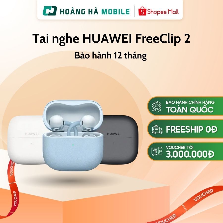 Tai nghe HUAWEI FreeClip 2 - Chính hãng | Shopee Việt Nam