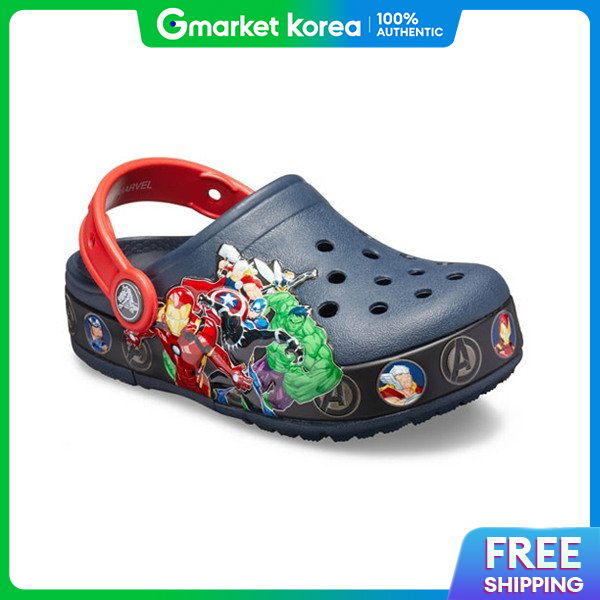 Crocs | Crocs Kids Fun Lab Band Light Clog Childrens Sandals Flip Slippers 205507-410