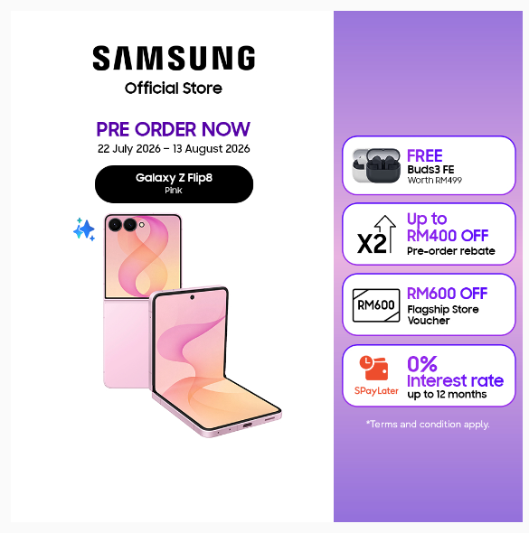 Samsung Galaxy Z Flip8 | Shopee Malaysia