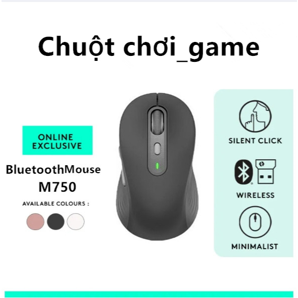 Chuột văn phòng không dây Bluetooth Logitech M750 USB dành cho máy tính xách tay | Shopee Việt Nam