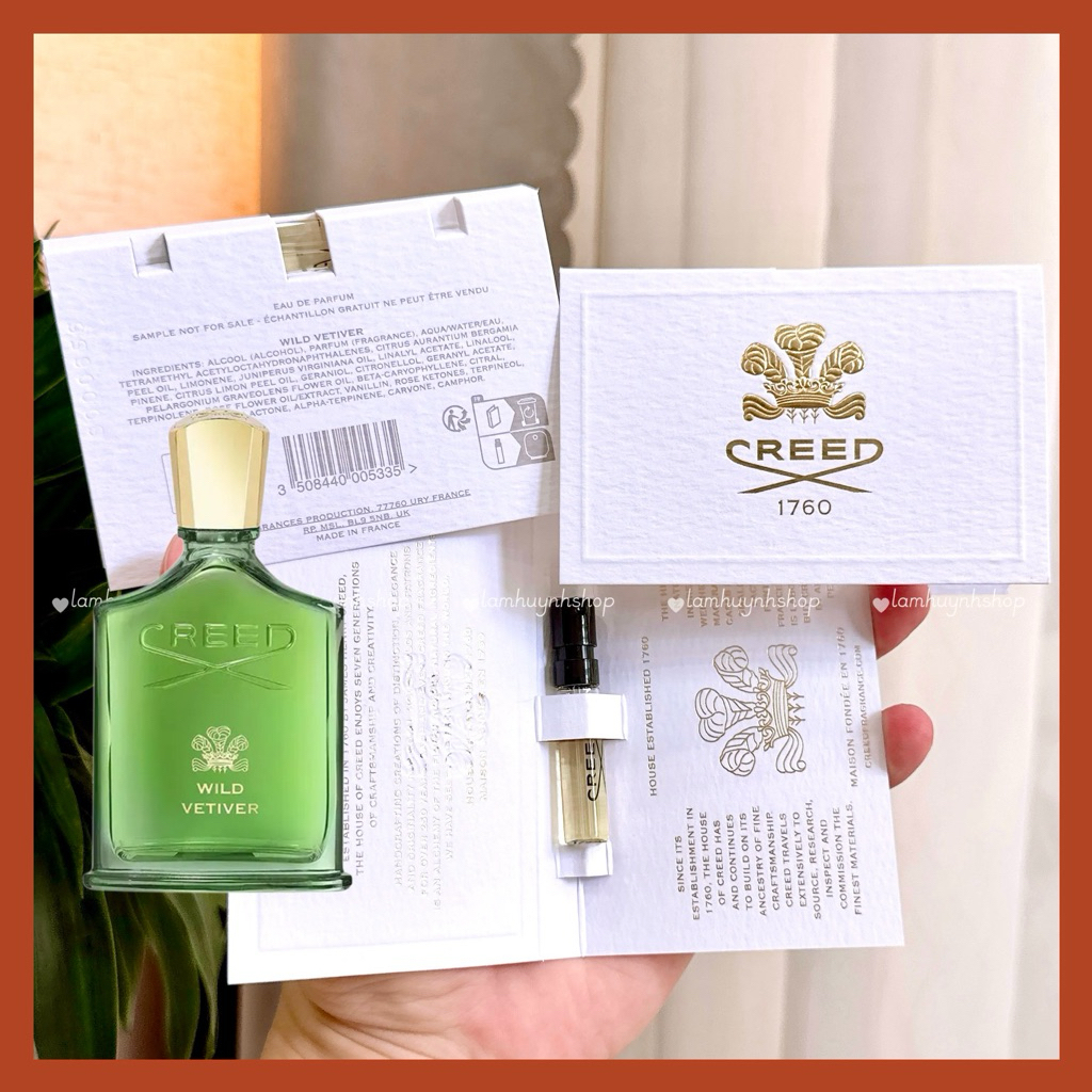 Vial nước hoa Creed Wild Vetiver 1,7ml | Shopee Việt Nam