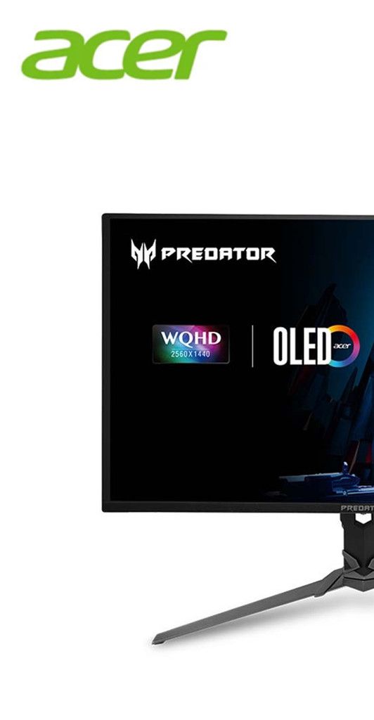 Acer Predator X27U X2 26.5'' WQHD OLED 240Hz Gaming Monitor ( Speaker, HDMI, DP, 3 Yrs Wrty ) | Shopee Malaysia