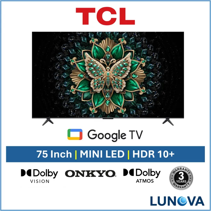 TCL 55C6K 55" / 65C6K 65" QD-Mini LED 144hz Google Smart TV | Lazada Malaysia