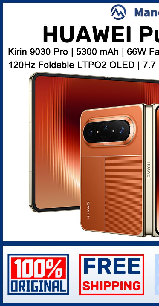 HUAWEI Pura X Max | Kirin 9030 Pro | 7.7inch Foldable LTPO2 OLED | Wide Foldable | HarmonyOS 6.1 | HUAWEI Foldable Phone | Shopee Malaysia