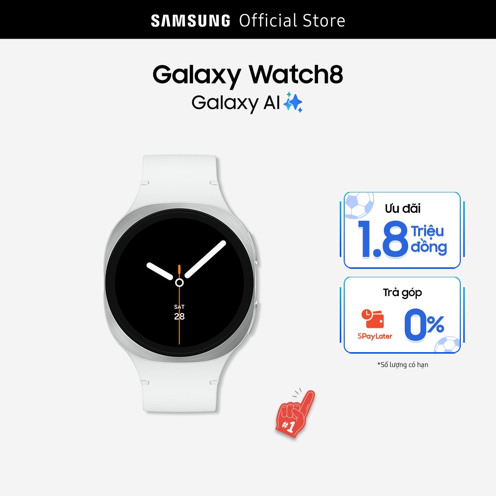 Đồng hồ thông minh Samsung Galaxy Watch8, Galaxy AI | Shopee Việt Nam