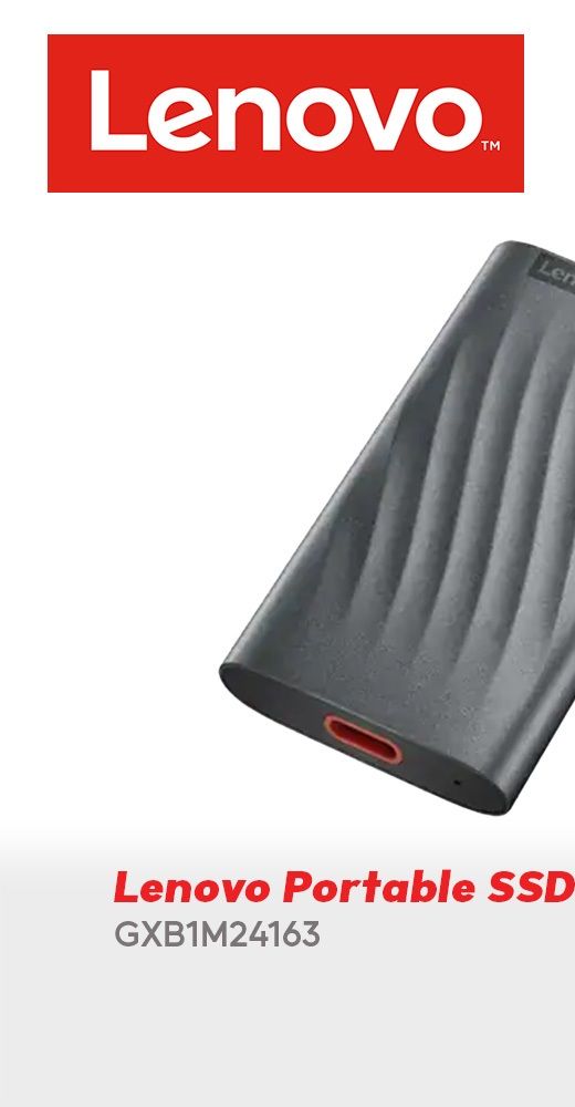 Lenovo PS6 512GB USB-C Lightweight Portable SSD - GXB1M24163 | Shopee Malaysia