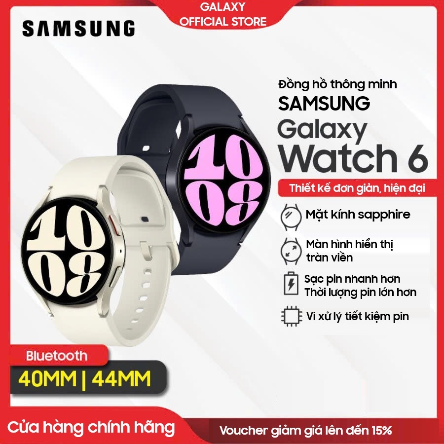 WATCH6 - Đồng hồ thông minh Samsung Galaxy WATCH 6 - Bluetooth/Lte - 40mm/44mm - NEW CHÍNH HÃNG | Shopee Việt Nam