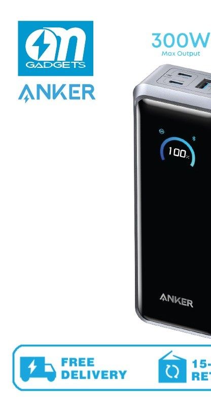 Anker Prime A110A 26,250mAh 3-Port Powerbank with 300W Max Output, Two-Way Charging, TSA-Approved | Shopee Malaysia