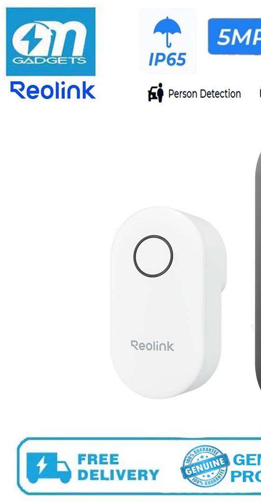 Reolink Video Doorbell WiFi, Smart 2K+ Wired WiFi Video Doorbell with Chime, Person Package Detection, Front Door | Shopee Malaysia